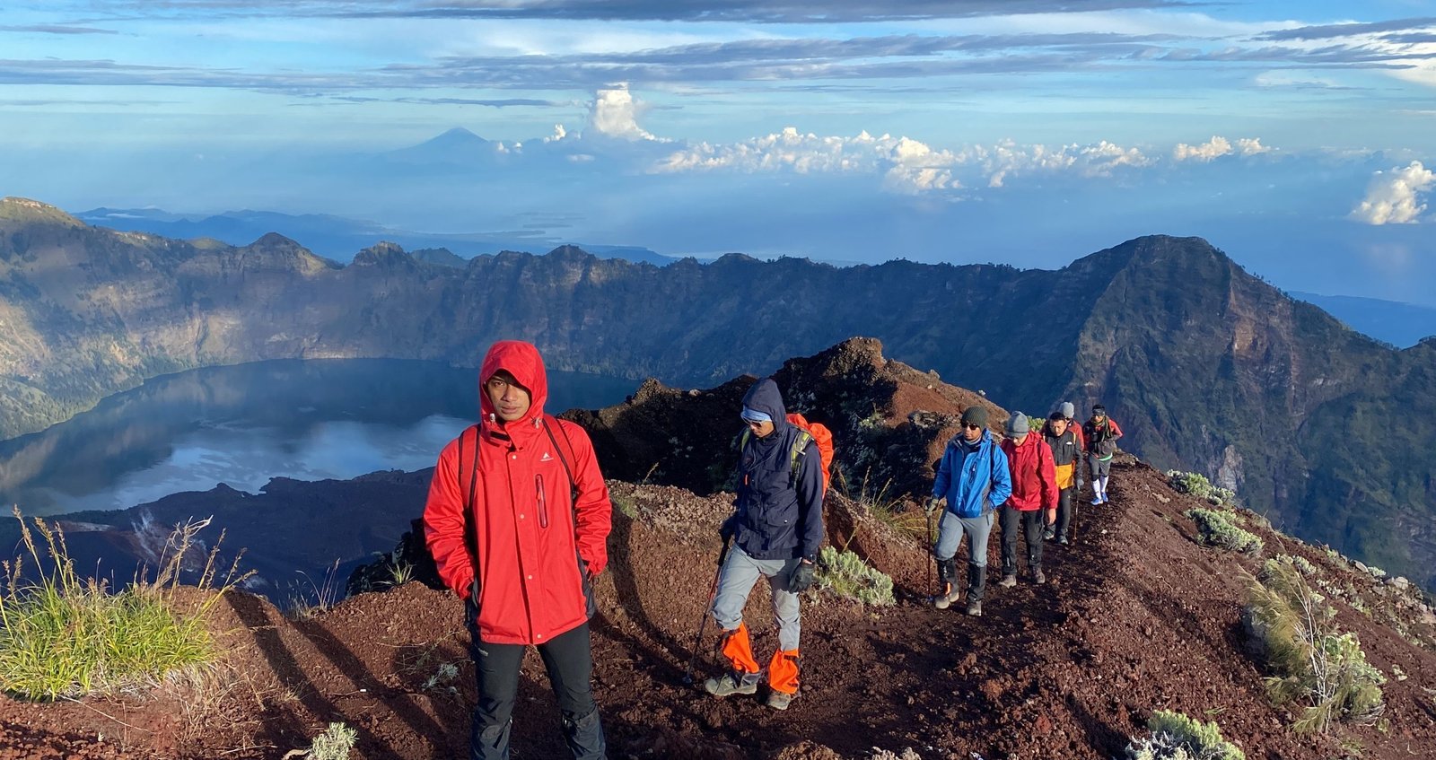 Puncak Gunung Rinjani 